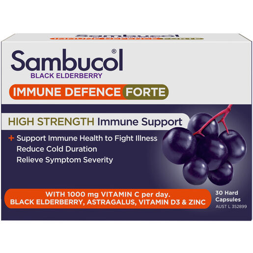 Sambucol Immune Defence Forte High Strength 30 Capsules