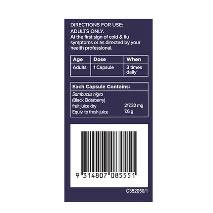 Sambucol Cold & Flu Double Strength Tablets 12