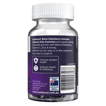Sambucol Kids Immune Defence Gummies 50 Pastilles