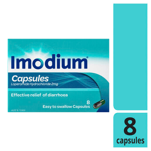 Imodium Diarrhoea Capsules 8 Pack