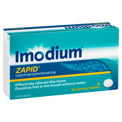Imodium Zapid Dissolving Tablets 6 Pack