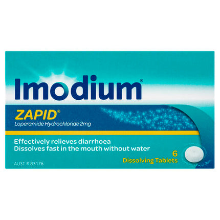 Imodium Zapid Dissolving Tablets 6 Pack