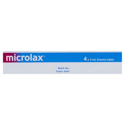 Microlax Enema 4 x 5mL Tubes