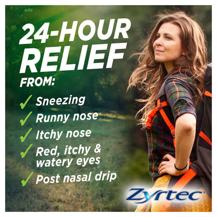 Zyrtec Rapid Acting Hayfever Allergy Relief Antihistamine Liquid Capsules 10 Pack