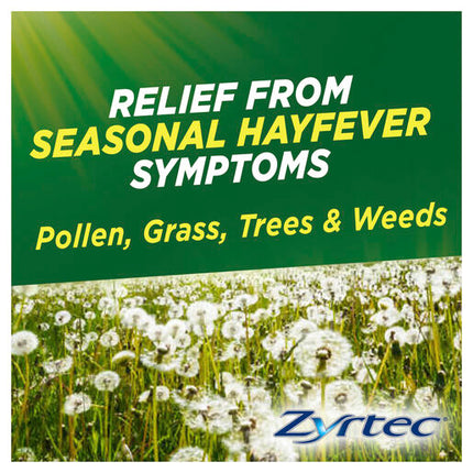Zyrtec Rapid Acting Hayfever Allergy Relief Antihistamine Liquid Capsules 10 Pack