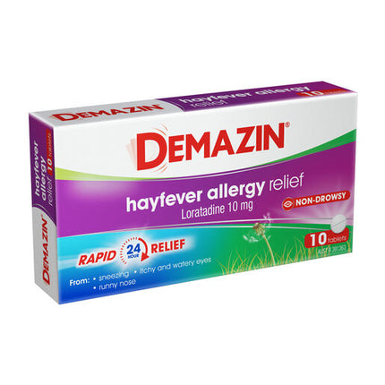 Demazin Hayfever Allergy Relief Non-Drowsy 10 Tablets