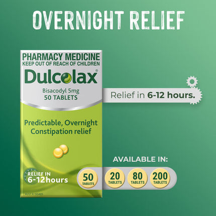 Dulcolax Tablets 50 Pack