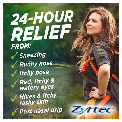 Zyrtec Rapid Acting Relief Hayfever & Allergy Liquid Capsules 14 Pack