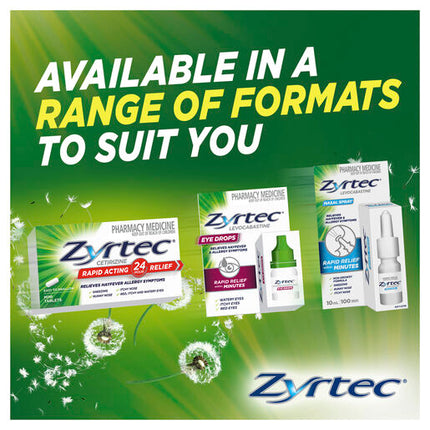 Zyrtec Rapid Acting Relief Hayfever & Allergy Liquid Capsules 42 Pack