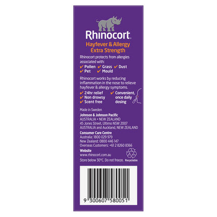 Rhinocort Nasal Spray Extra Strength 120 Sprays