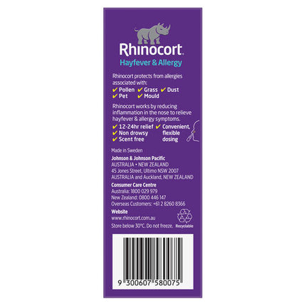 Rhinocort Nasal Spray Original 60 Sprays