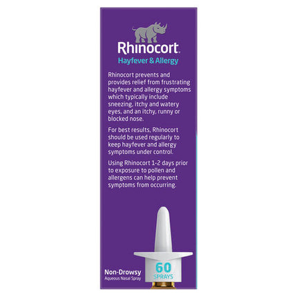 Rhinocort Nasal Spray Original 60 Sprays