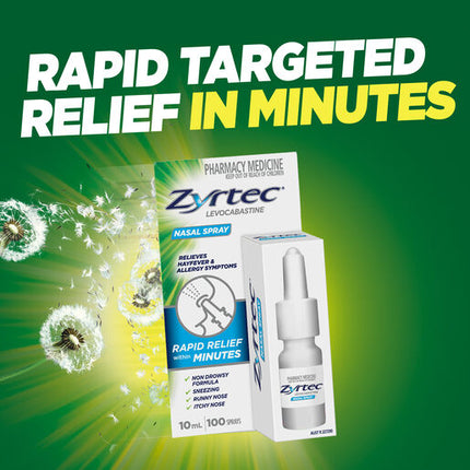 Zyrtec Hayfever & Allergy Nasal Spray 10ml