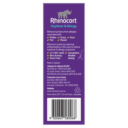 Rhinocort Nasal Spray Original 120 Sprays