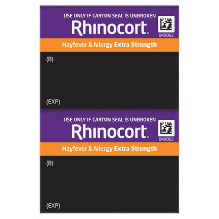 Rhinocort Nasal Spray Extra Strength 120 Sprays x 2 Pack