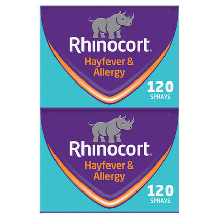 Rhinocort Nasal Spray Extra Strength 120 Sprays x 2 Pack