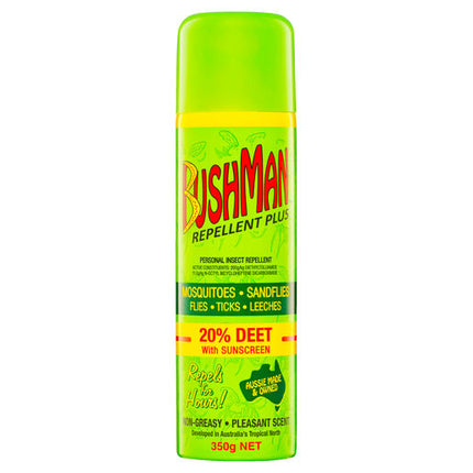 Bushman Plus Insect Repellant Aerosol 350g