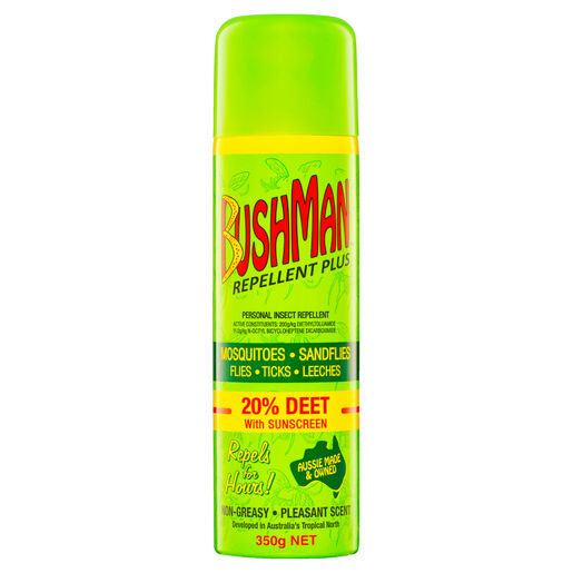 Bushman Plus Insect Repellant Aerosol 350g