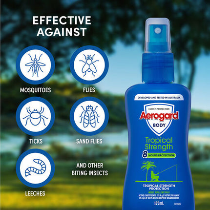 Aerogard Tropical Insect Repellent Pump 135ml