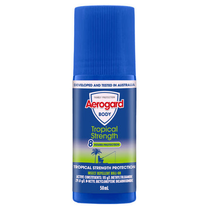 Aerogard Tropical Strength Insect Repellent Roll On 50ml