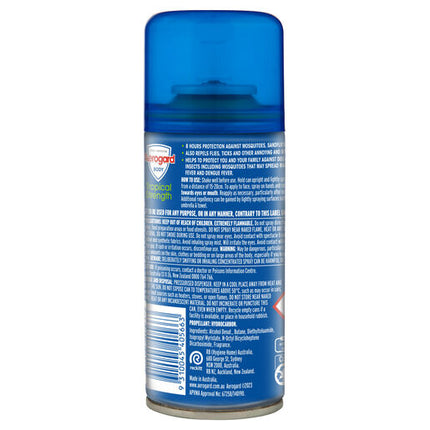 Aerogard Tropical Strength Insect Repellent Aerosol 100g