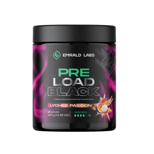 Emrald Labs Pre Load Black Lychee Passion 60 Serves 420g