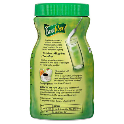 Benefiber Natural Fibre Supplement 500g 142 Doses