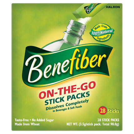 Benefiber Natural Fibre Supplement On-the-Go Stick 28 Pack