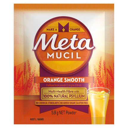 Metamucil Orange Smooth Fibre Supplement 30 Doses