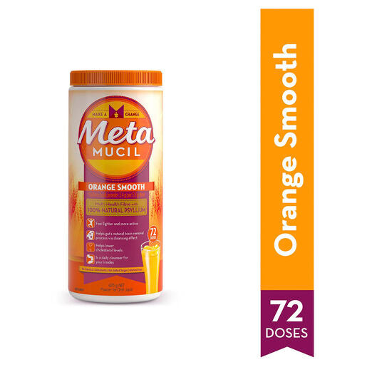 Metamucil Smooth Orange 72 Dose 425g