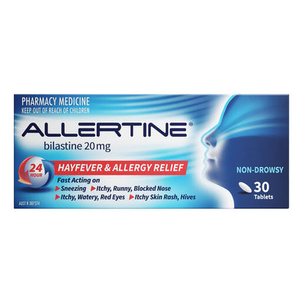 Allertine 20mg Tablets 30 - Bilastine (S2)