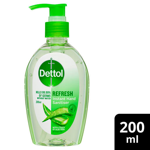Dettol Healthy Touch Liquid Antibacterial Instant Hand Sanitiser Refresh 200mL