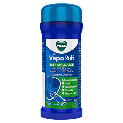 Vicks VapoRub Easy Applicator Vaporising Ointment 35g