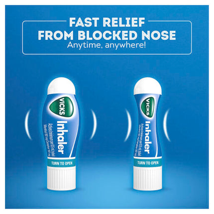 Vicks Nasal Decongestant Inhaler 2 Pack