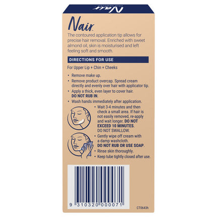 Nair Sensitive Precision Hair Removal Cream 20g