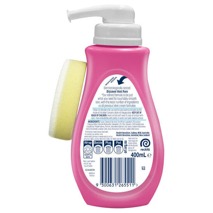 Veet In Shower Hair Removal Cream for Sensitive Skin 400g