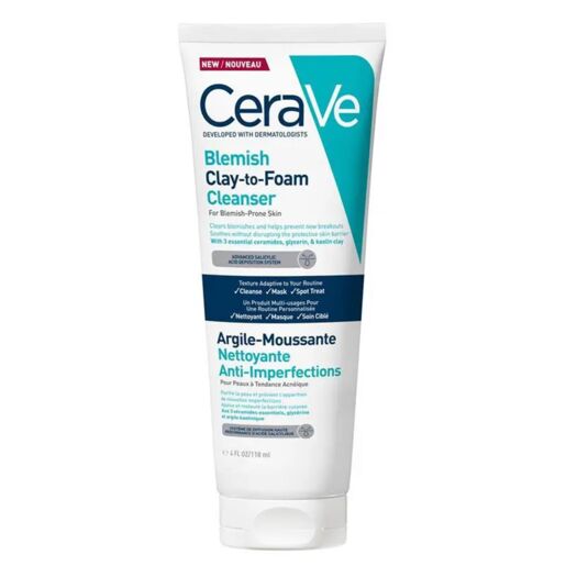 CeraVe Blemish Clay to Foam Cleanser 118ml