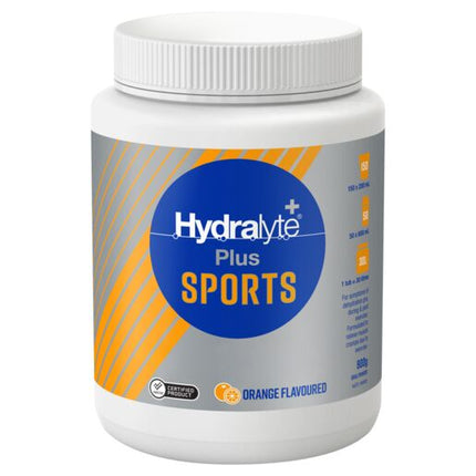 Hydralyte Plus Sports Orange Flavoured Powder 900g