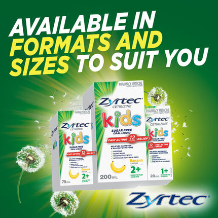 Zyrtec Kids Allergy & Hayfever Oral Drops 20mL