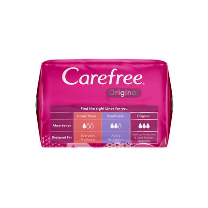 Carefree Original Unscented Panty Liners 30 Pack
