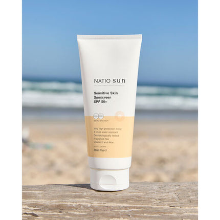 Natio Sensitive Skin Sunscreen SPF 50+ 200ml
