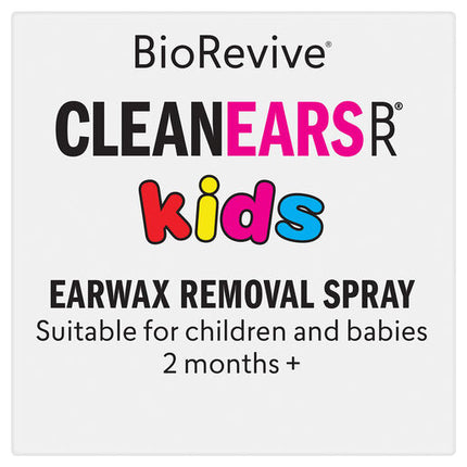 BioRevive Clean Ears Kids Earwax Removal Spray 30ml