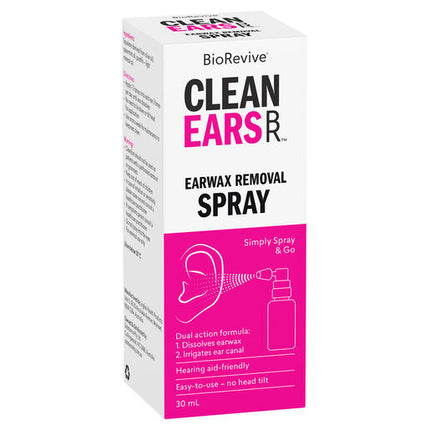 BioRevive CleanEars Earwax Removal Spray 30ml