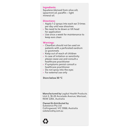 BioRevive CleanEars Earwax Removal Spray 30ml