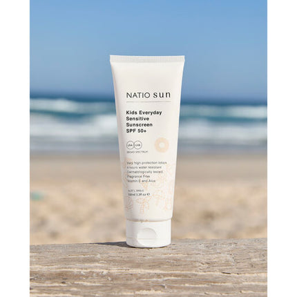 Natio Kids Everyday Sensitive Sunscreen SPF 50+ Tube 100ml