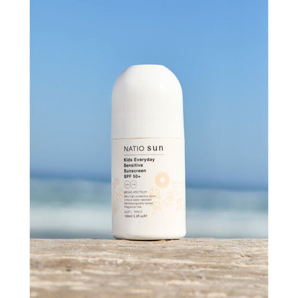 Natio Kids Everyday Sensitive Sunscreen SPF 50+ Roll On 100ml