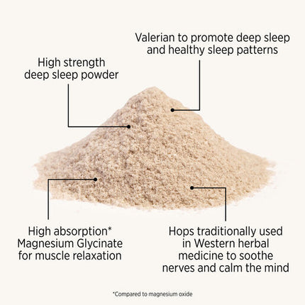 Nutra-Life Deep Sleep + Magnesium Glycinate High Strength Powder 285g