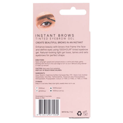 1000 Hour Instant Brows Mascara Medium Brown