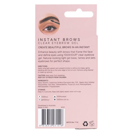 1000 Hour Instant Brows Mascara Clear