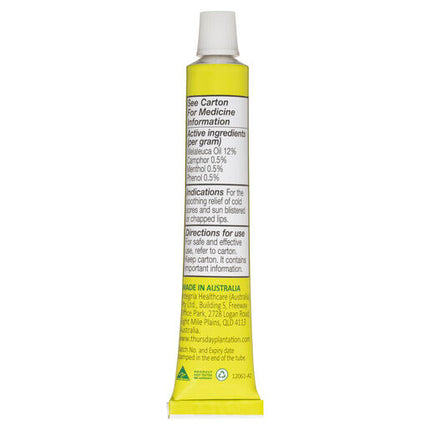 Thursday Plantation Tea Tree Cold Sore Cream 10g